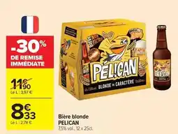 Carrefour Drive Pelican - bière blonde offre