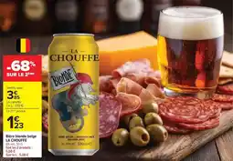 Carrefour Drive La chouffe - bière blonde beige offre