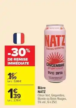 Carrefour Drive Sunny - bière offre