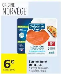 Carrefour Drive Delpierre - saumon fumé offre