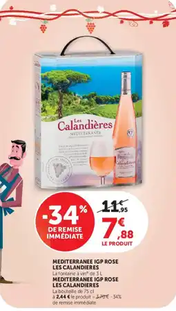 U Express Mediterranee igp rose les calandieres offre
