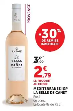 U Express Mediterranee igp la belle de canet offre