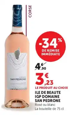 U Express Ile de beaute igp domaine san pedrone offre