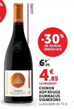 U Express Chinon aop rouge dumnacus vignerons offre