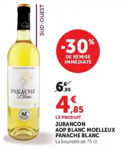 U Express Jurancon aop blanc moelleux panache blanc offre