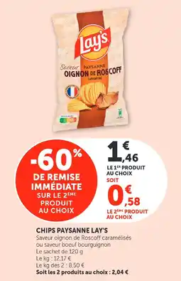 U Express Chips paysanne lay's offre