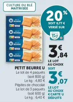 U Express Petit beurre u offre