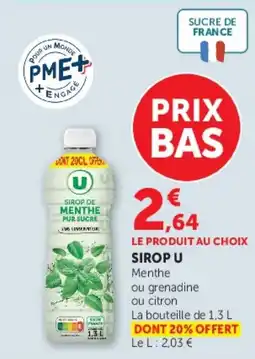 U Express Sirop u offre