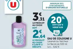 U Express Eau de cologne u offre