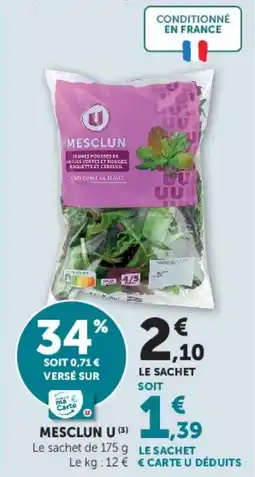 U Express Mesclun u offre
