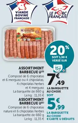 U Express Assortiment barbecue u offre