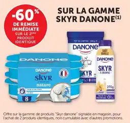 U Express Sur la gamme skyr danone offre