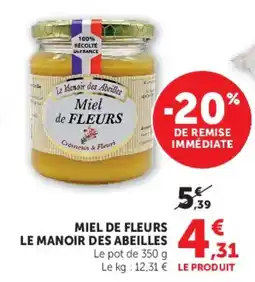 U Express Miel de fleurs le manoir des abeilles offre