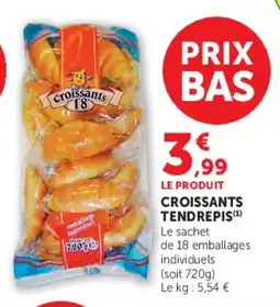 U Express Croissants tendrepis offre
