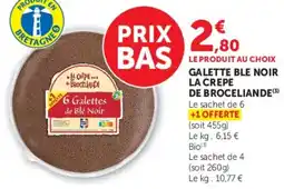 U Express Galette ble noir la crepe de broceliande offre