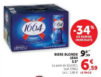 Biere blonde 1664