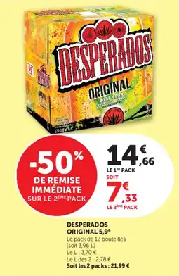 U Express Desperados original 5,9° offre
