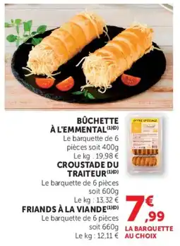 U Express Bûchette à l'emmental offre