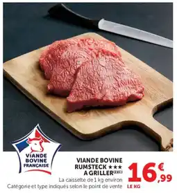 U Express Viande bovine rumsteck a griller offre
