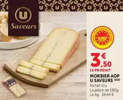 U Express Morbier aop u saveurs offre