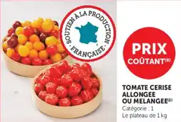 U Express Tomate cerise allongee ou melangee offre
