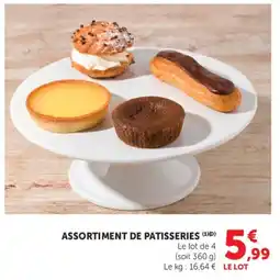 U Express Assortiment de patisseries offre