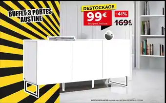 Buffet 3 portes austine