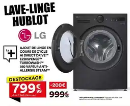 BUT Lg - lave-linge hublot offre