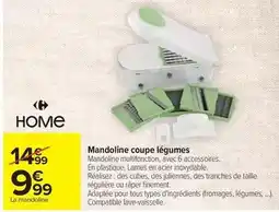 Carrefour Carrefour - mandoline coupe légumes offre
