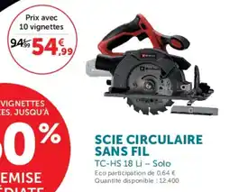 U Express Scie circulaire sans fil offre