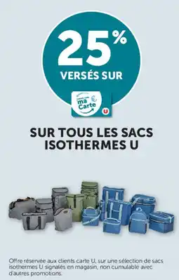 U Express Sur tous les sacs isothermes u offre