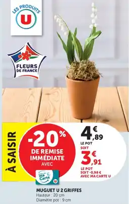 U Express Muguet u 2 griffes offre
