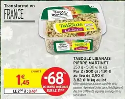 Intermarché Martinet - taboulé offre