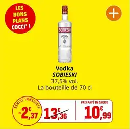 Coccimarket Vodka sobieski offre