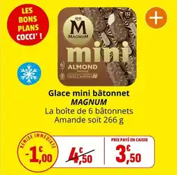 Coccimarket Glace mini bâtonnet magnum offre