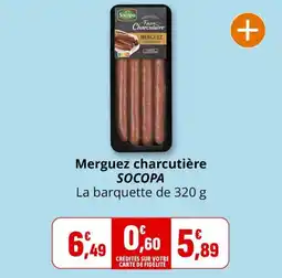 Coccimarket Merguez charcutière socopa offre