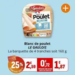 Coccimarket Blanc de poulet le gaulois offre