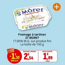 Coccimarket Fromage à tartiner st moret offre