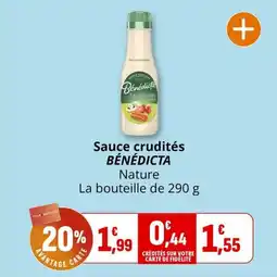 Coccimarket Sauce crudités bénédicta offre