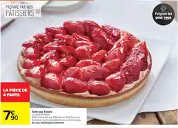 Carrefour Tarte aux fraises offre