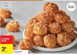 Carrefour 30 chouquettes offre