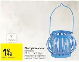 Carrefour Photophore métal offre
