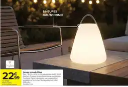 Carrefour Lampe nomade Hyba offre