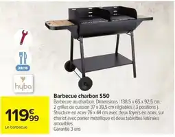 Carrefour Hyba Barbecue charbon S50 offre
