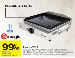 Carrefour Somagic Plancha offre