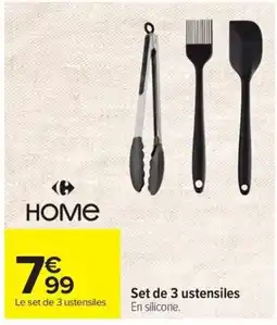 Carrefour Home Set de 3 ustensiles offre