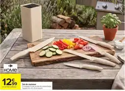 Carrefour Home Set de couteaux offre