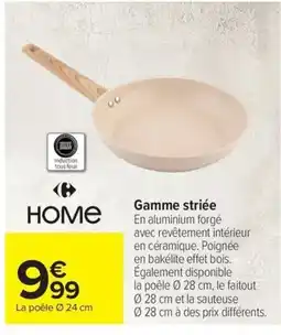 Carrefour Home Gamme striée offre