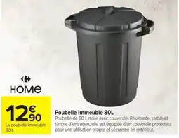 Carrefour Home Poubelle immeuble offre