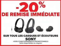 Carrefour Sony Sur tous les casques et écouteurs offre